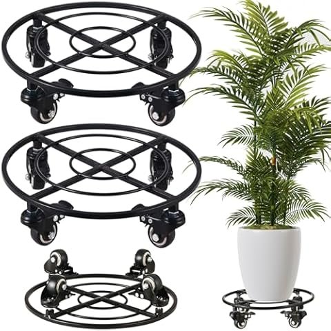 14 inches Heavy Duty Plant Caddy with Wheels