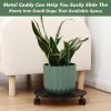 14 inches Heavy Duty Plant Caddy with Wheels