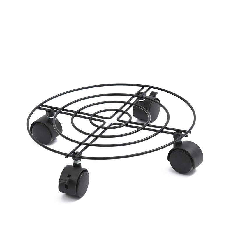 Premium Rolling Metal Plant Dolly: Ideal for Indoor & Outdoor Use
