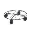 Heavy - Duty Metal Plant Caddy with Wheels: Effortless Mobility for Your Greenery