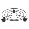 Durable Rolling Metal Plant Stand: Keep Your Plants on the Move